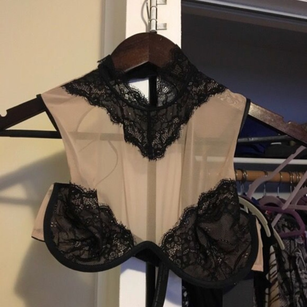 Lace bra top